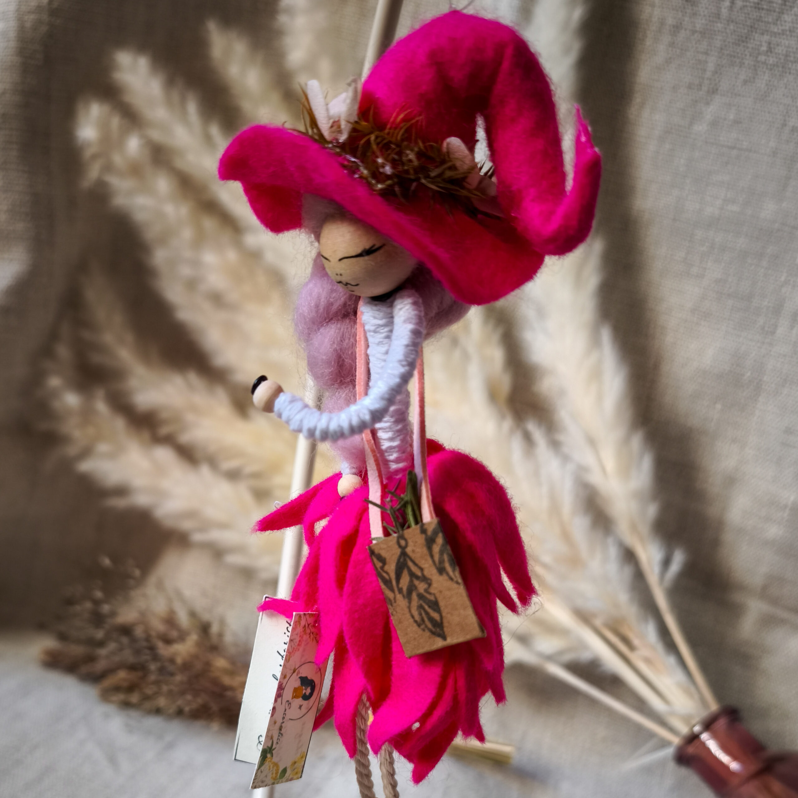 sorcière décorative artisanale