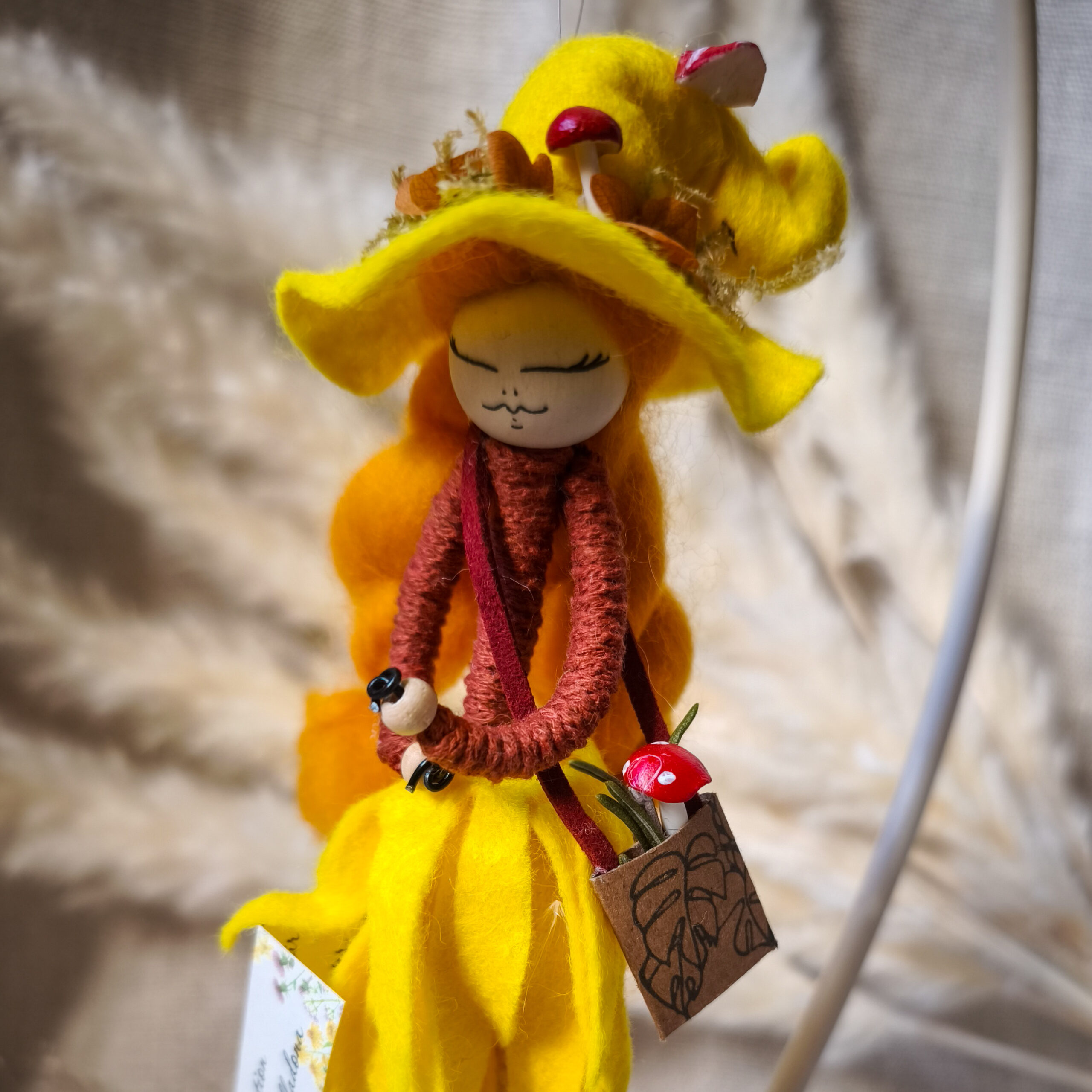 sorcière décorative artisanale