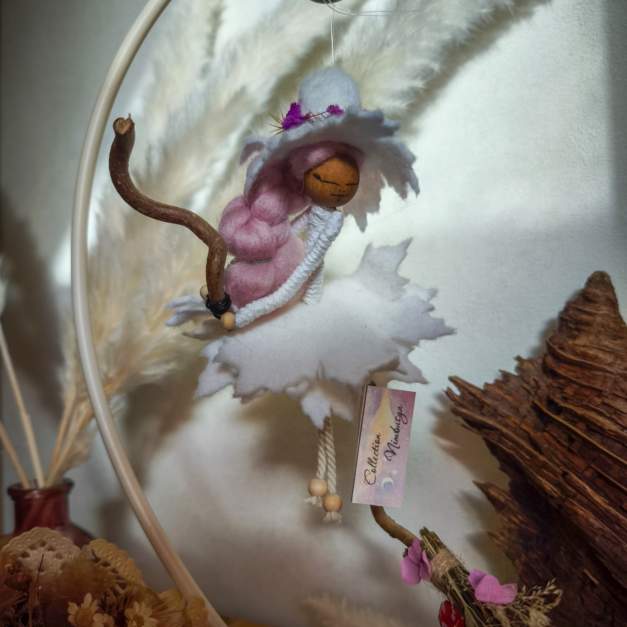 Sorcière artisanale blanche