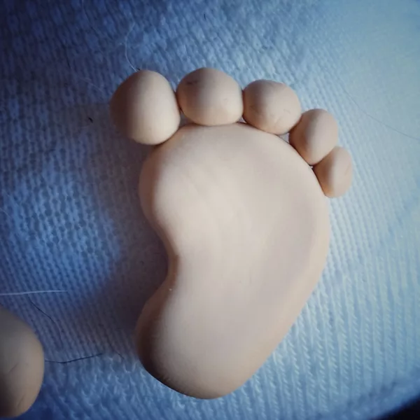 pieds du gnome en pâte fimo