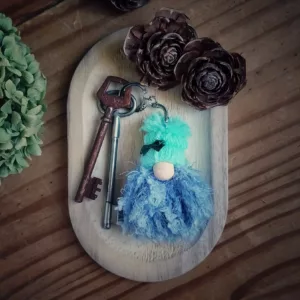 Porte-clé Gnome vert clair
