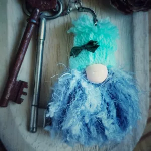 Porte-clé Gnome vert clair