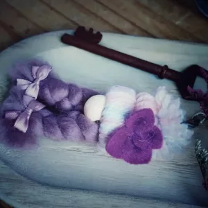 Porte-clé Gnominette (rose)