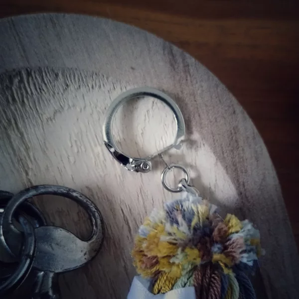 vue de l'attache du porte-clé gnome