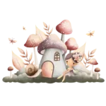 dessin maison fée