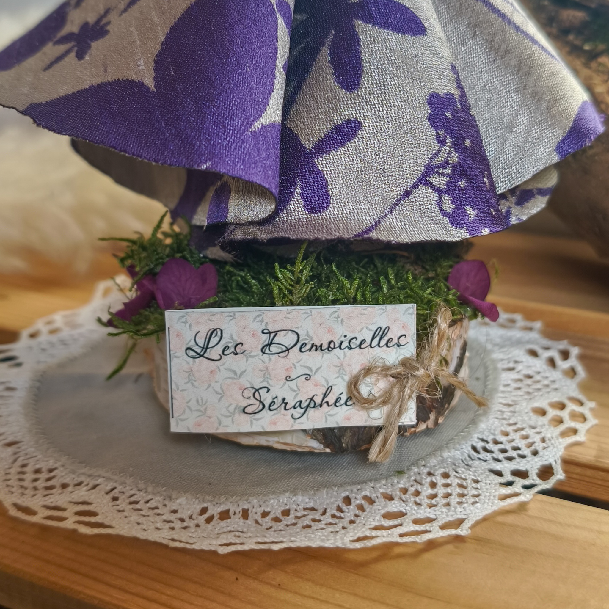 étiquette de présentation fée artisanale